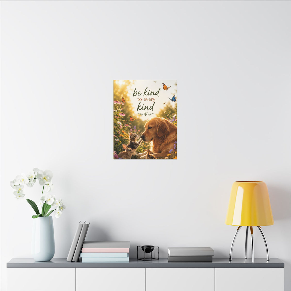 "BE KIND TO EVERY KIND" - Earthsmart Canvas Wall Art