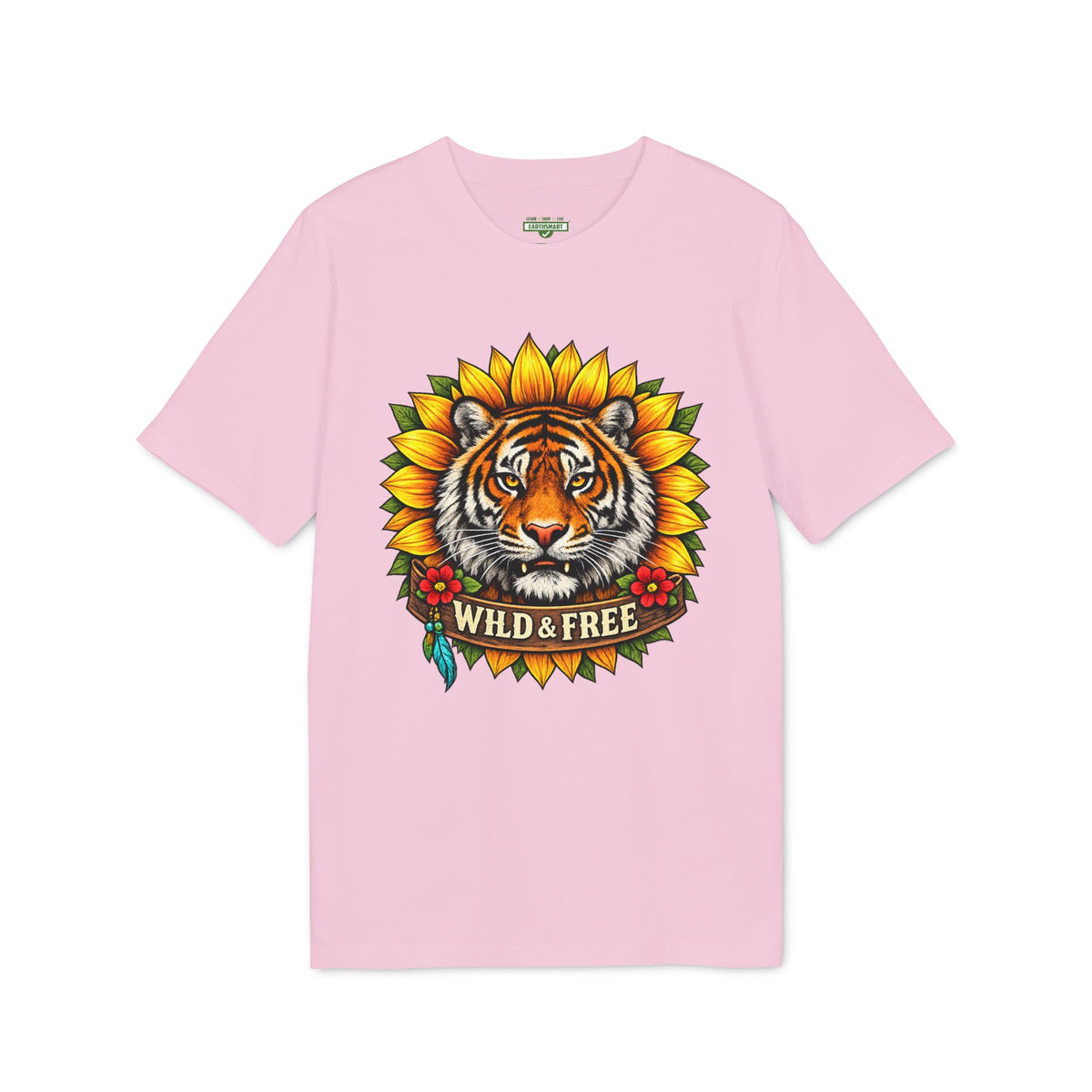 Earthsmart 'EARTH MOOD' Tee — "WILD & FREE. (Unisex).