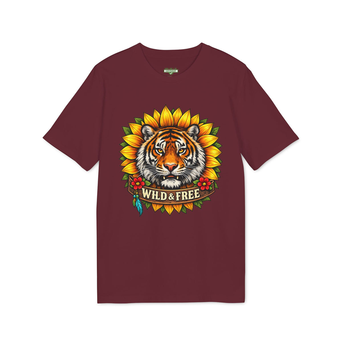 Earthsmart 'EARTH MOOD' Tee — "WILD & FREE. (Unisex).