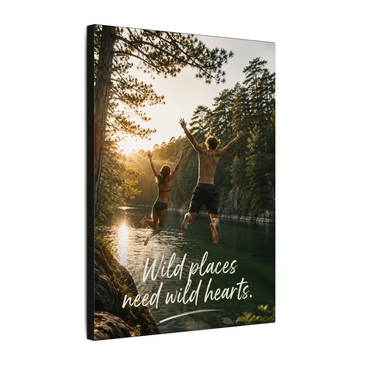"WILD PLACES NEED WILD HEARTS" — Earthsmart Wall Art.