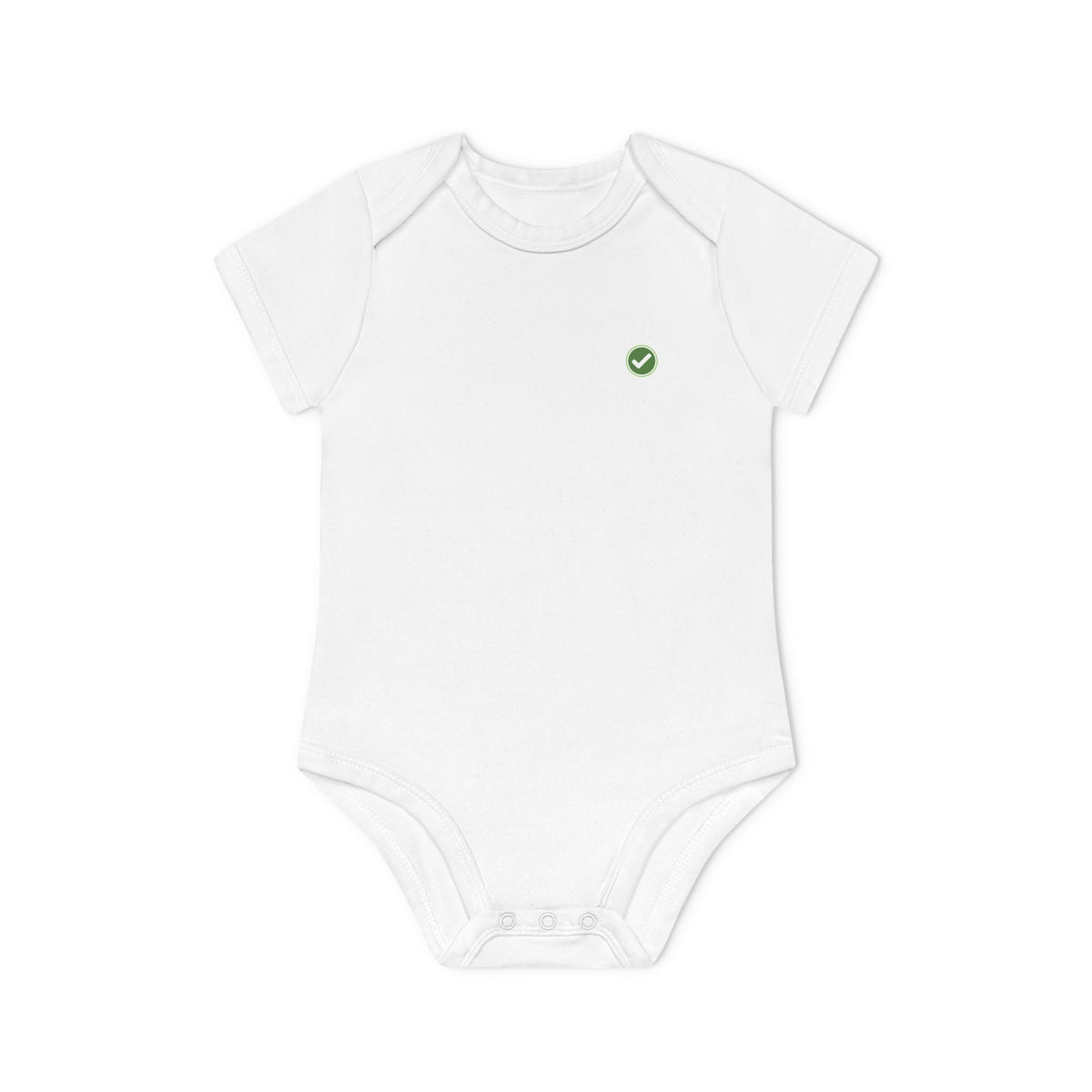 EARTHSMART EMBLEM - BABY BODYSUIT — ECO-FRIENDLY ORGANIC ONESIE (UNISEX) (0 - 18 MONTHS)