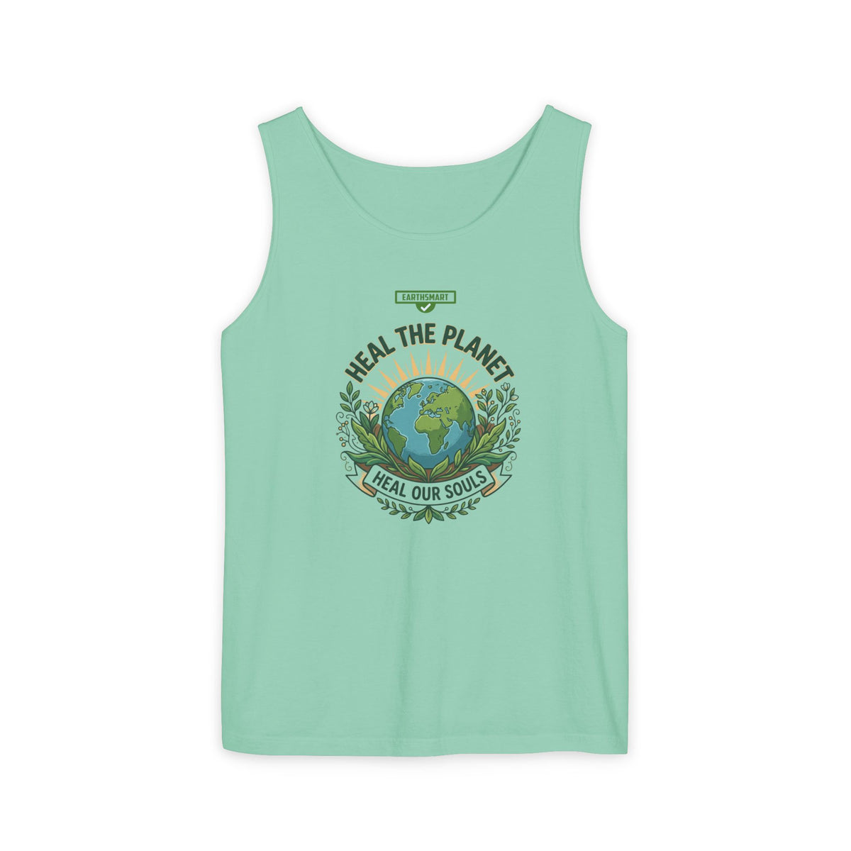 EARTHSMART Classic Tank top — Heal the planet, heal our souls - 100% cotton -  Eco Friendly.
