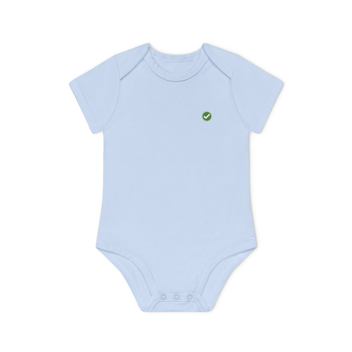EARTHSMART EMBLEM - BABY BODYSUIT — ECO-FRIENDLY ORGANIC ONESIE (UNISEX) (0 - 18 MONTHS)