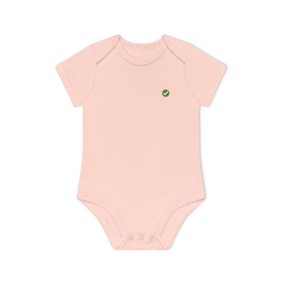 EARTHSMART EMBLEM - BABY BODYSUIT — ECO-FRIENDLY ORGANIC ONESIE (UNISEX) (0 - 18 MONTHS)