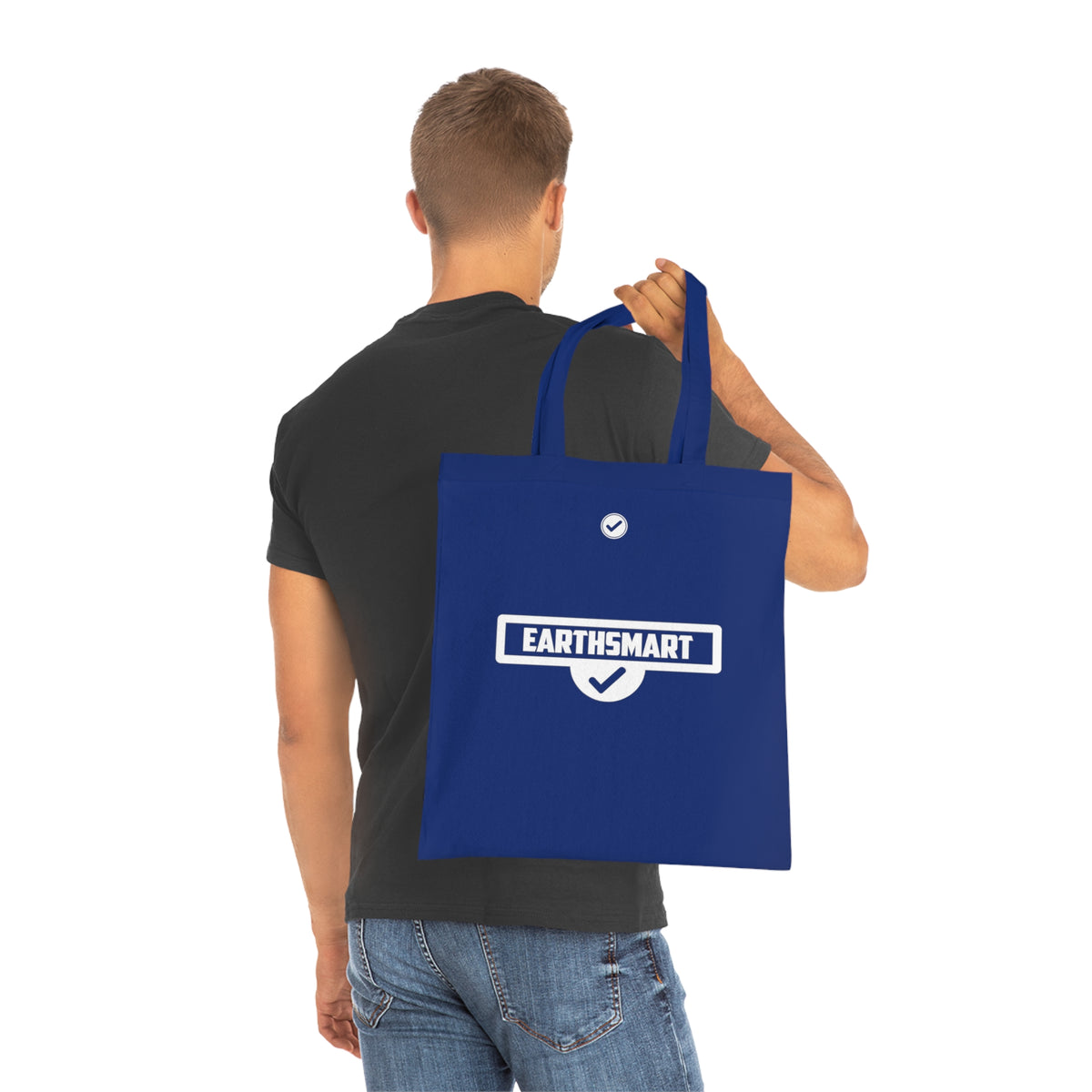 EARTHSMART 'ICONIC' LOGO' TOTE BAG (Limited edition, polar white logo).— (38cm x 42cm).