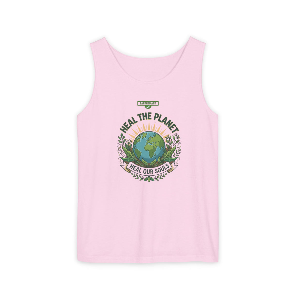 EARTHSMART Classic Tank top — Heal the planet, heal our souls - 100% cotton -  Eco Friendly.