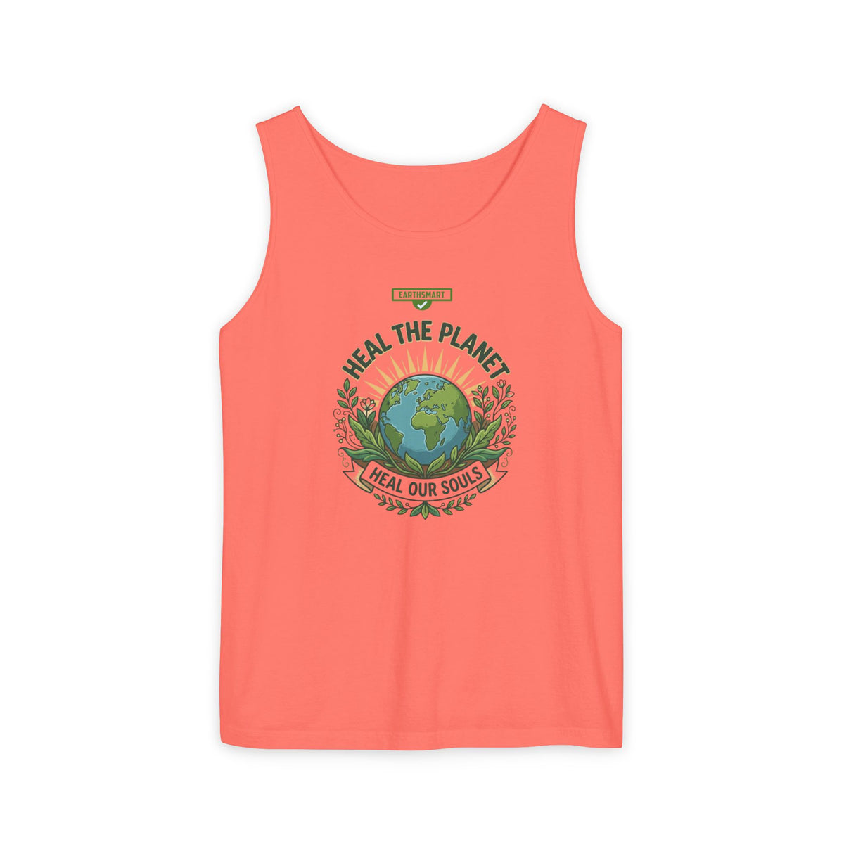 EARTHSMART Classic Tank top — Heal the planet, heal our souls - 100% cotton -  Eco Friendly.