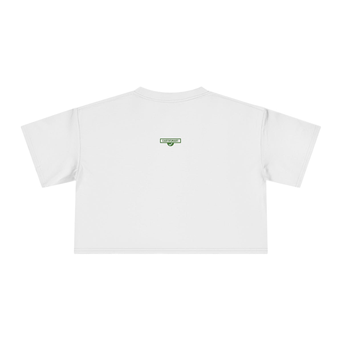 EARTHSMART CROP TOP - 'A GREENER WORLD, BEGINS WITH ME, YOU & US' — Eco-Friendly - 100% Cotton.