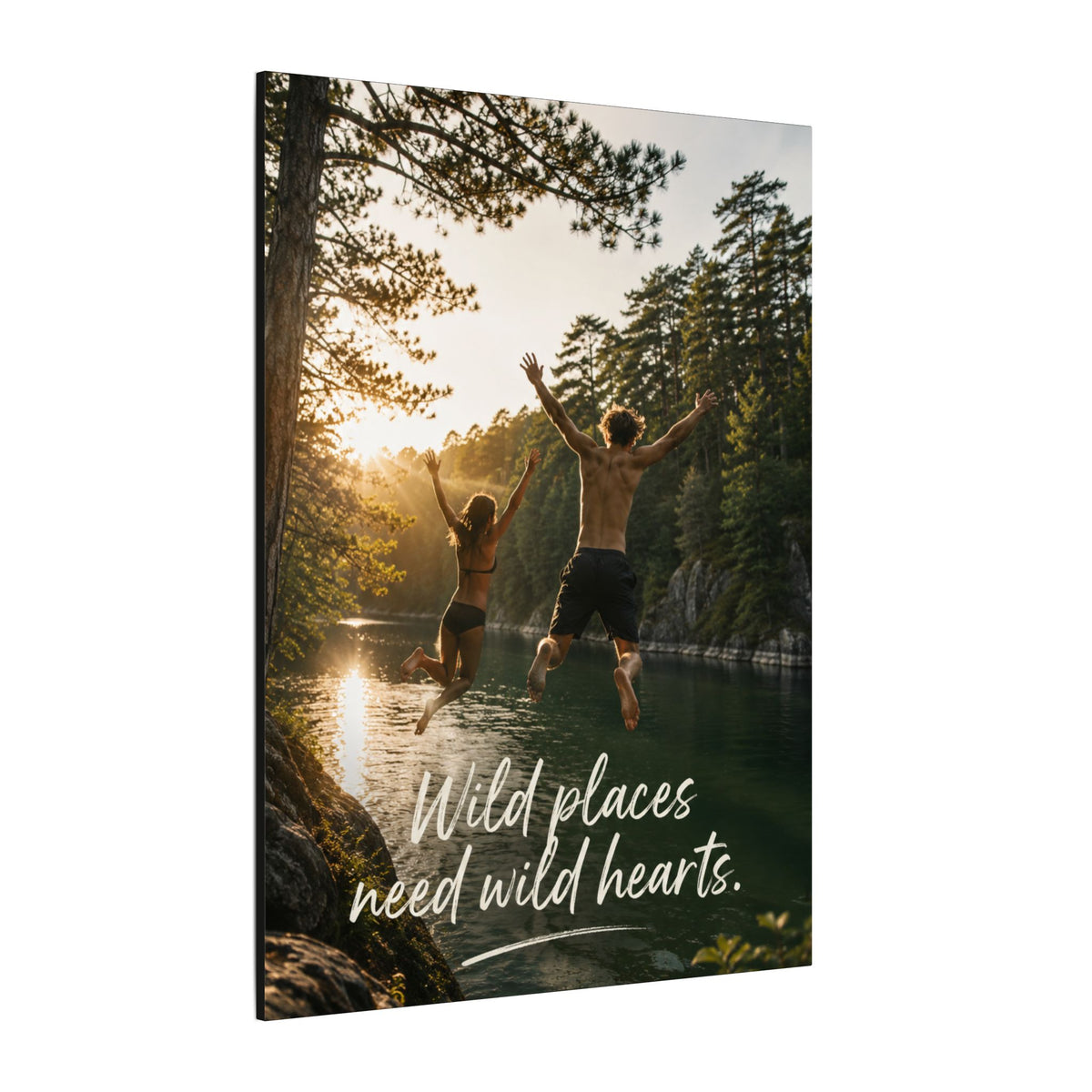 "WILD PLACES NEED WILD HEARTS" — Earthsmart Wall Art.