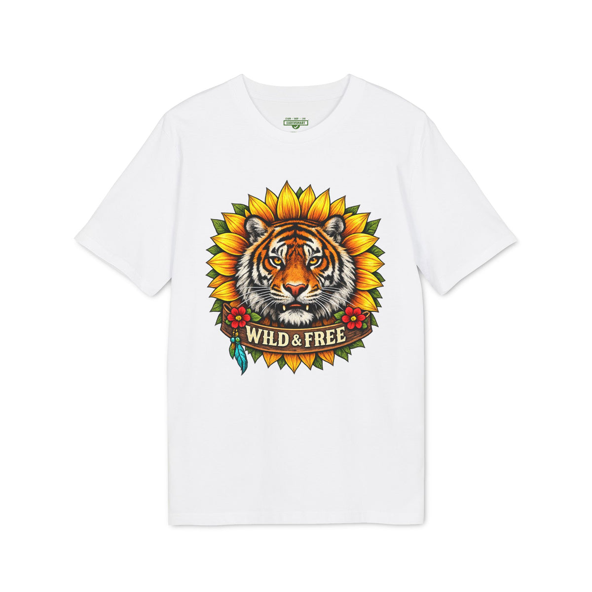 Earthsmart 'EARTH MOOD' Tee — "WILD & FREE. (Unisex).