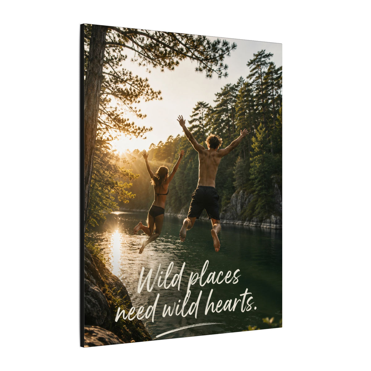 "WILD PLACES NEED WILD HEARTS" — Earthsmart Wall Art.