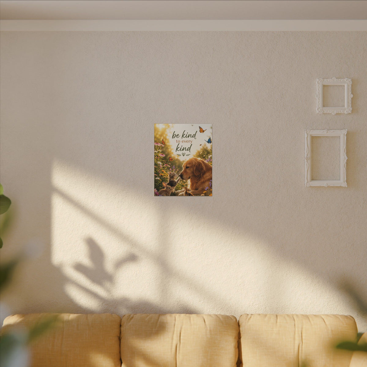 "BE KIND TO EVERY KIND" - Earthsmart Canvas Wall Art