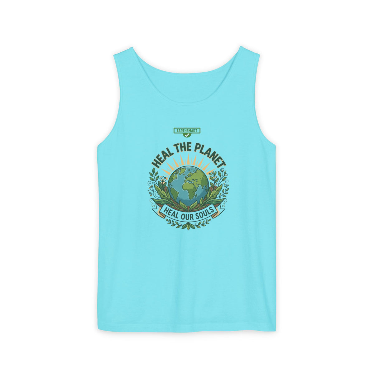 EARTHSMART Classic Tank top — Heal the planet, heal our souls - 100% cotton -  Eco Friendly.
