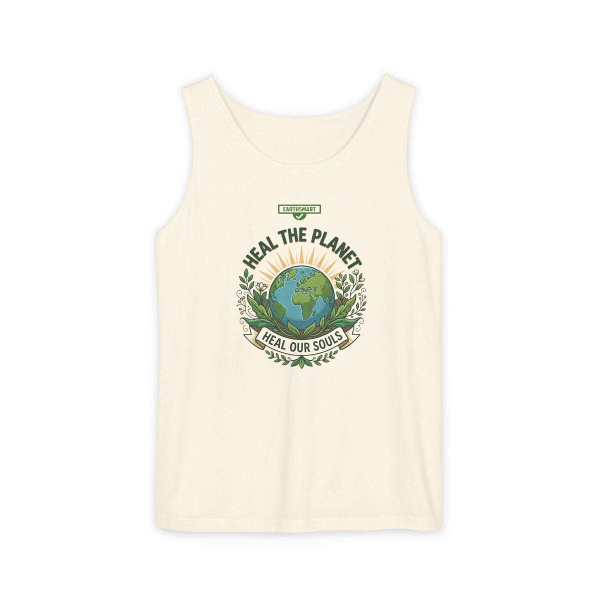 EARTHSMART Classic Tank top — Heal the planet, heal our souls - 100% cotton -  Eco Friendly.
