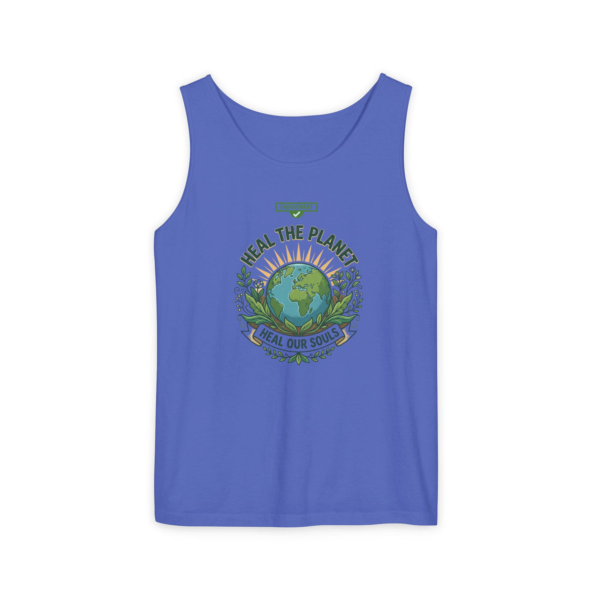 EARTHSMART Classic Tank top — Heal the planet, heal our souls - 100% cotton -  Eco Friendly.