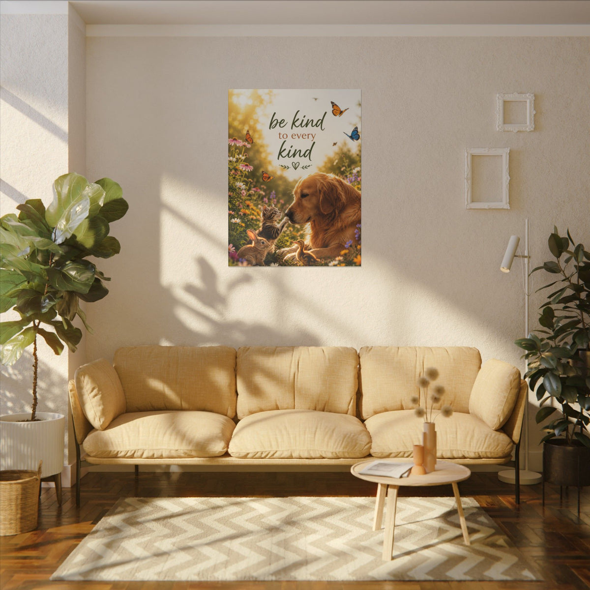 "BE KIND TO EVERY KIND" - Earthsmart Canvas Wall Art