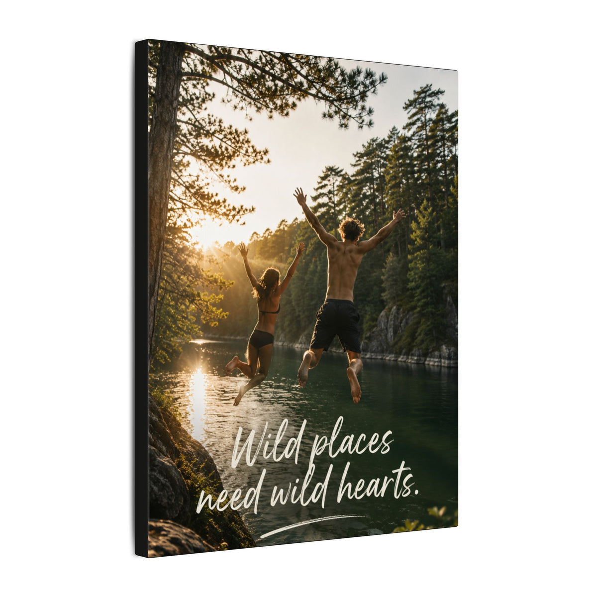 "WILD PLACES NEED WILD HEARTS" — Earthsmart Wall Art.