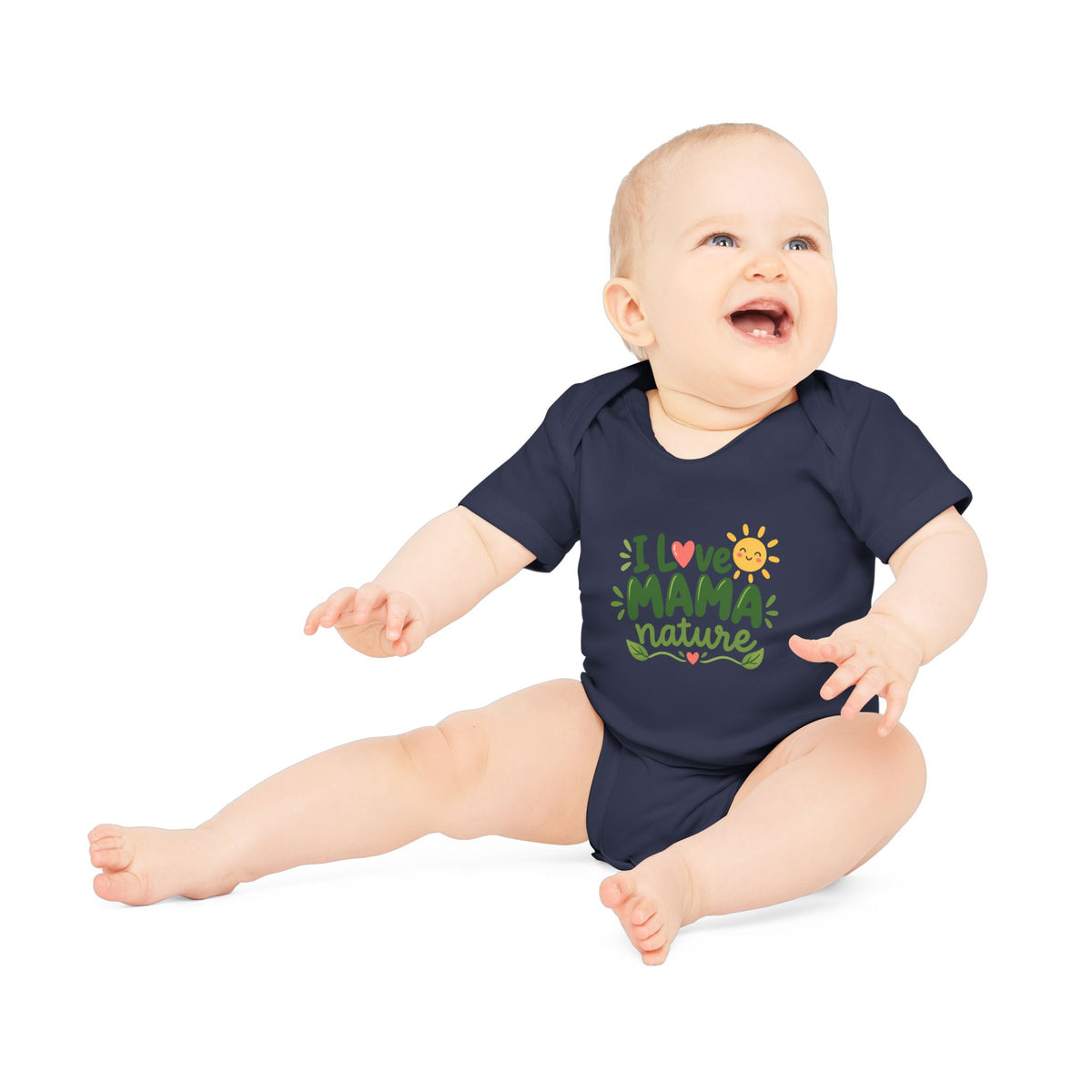 EARTHSMART BABY BODYSUIT — I LOVE MAMA NATURE -  ECO-FRIENDLY ORGANIC ONESIE (UNISEX) (0 - 18 MONTHS)