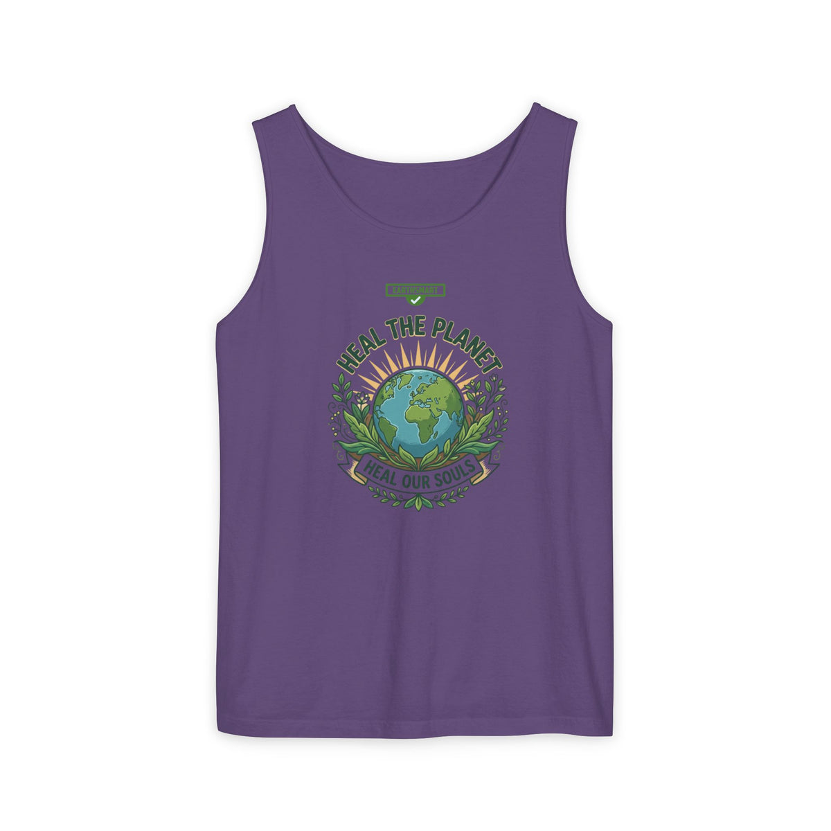 EARTHSMART Classic Tank top — Heal the planet, heal our souls - 100% cotton -  Eco Friendly.