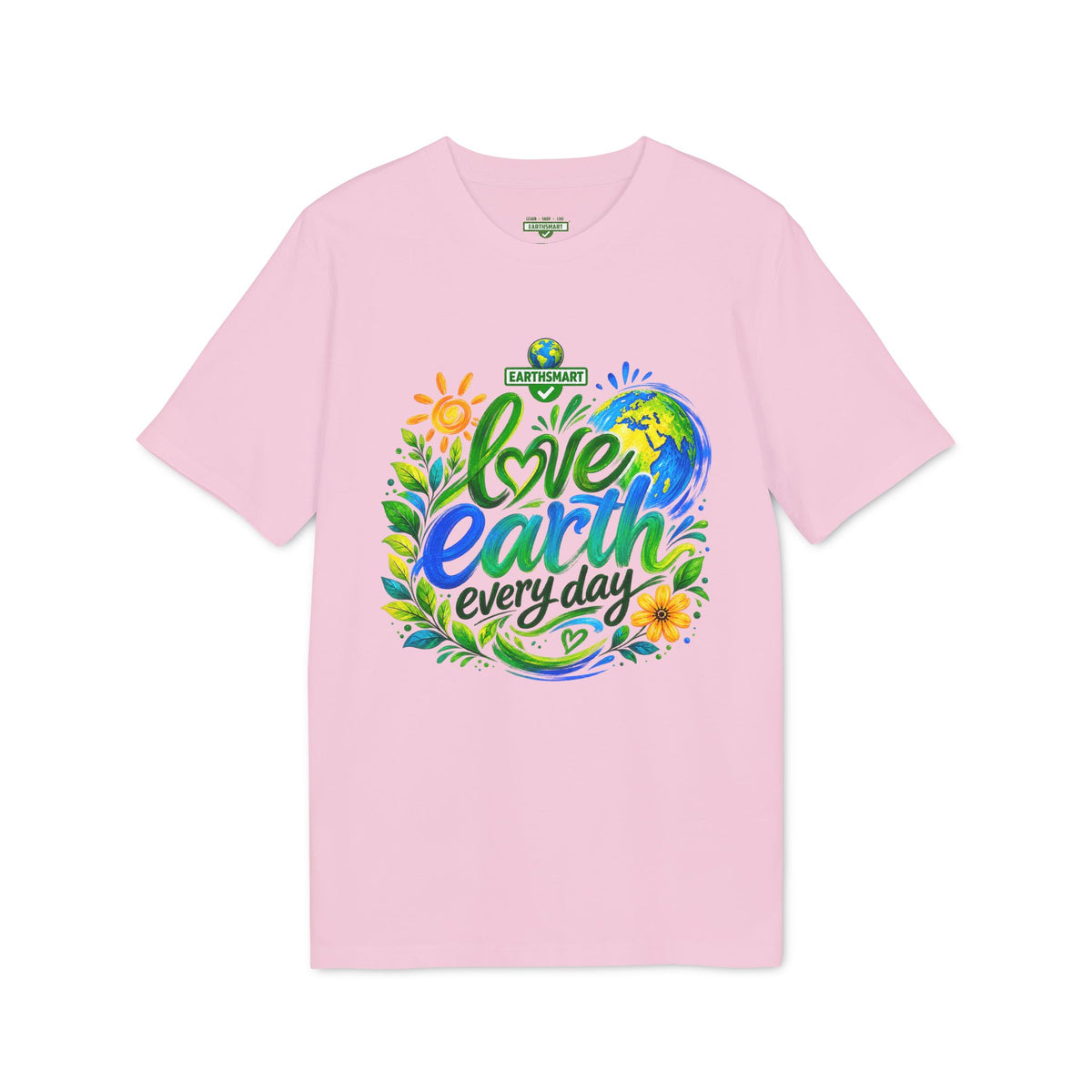 Earthsmart 'EARTH MOOD' Tee — "LOVE EARTH EVERYDAY". (UNISEX).