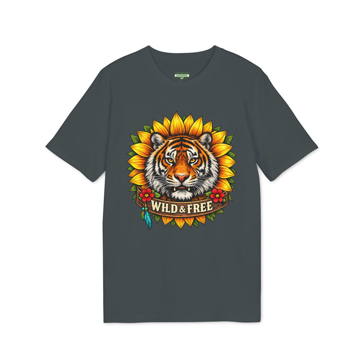 Earthsmart 'EARTH MOOD' Tee — "WILD & FREE. (Unisex).
