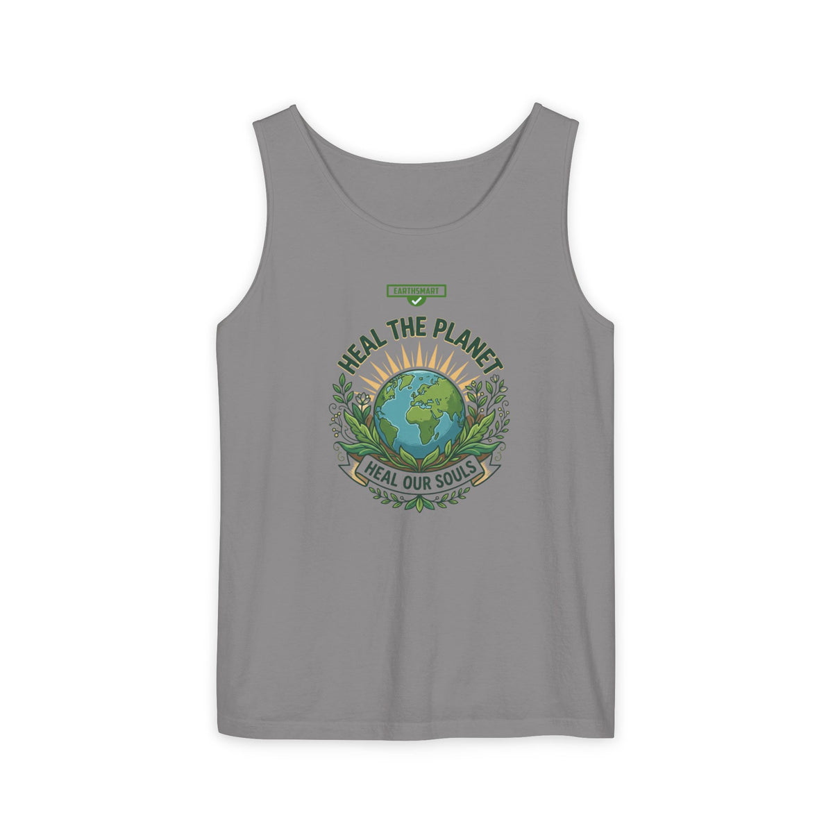 EARTHSMART Classic Tank top — Heal the planet, heal our souls - 100% cotton -  Eco Friendly.