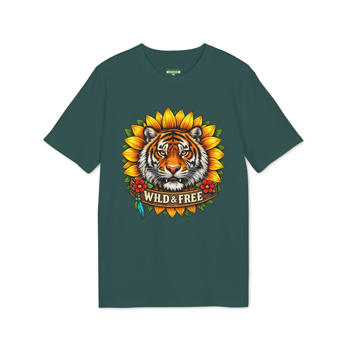 Earthsmart 'EARTH MOOD' Tee — "WILD & FREE. (Unisex).