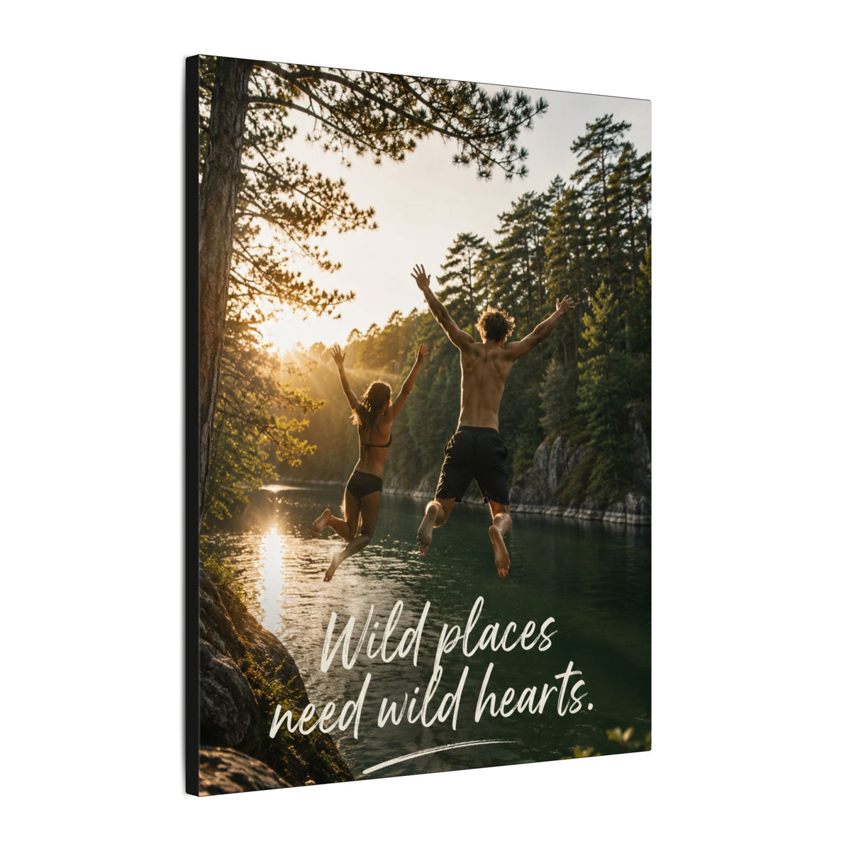 "WILD PLACES NEED WILD HEARTS" — Earthsmart Wall Art.