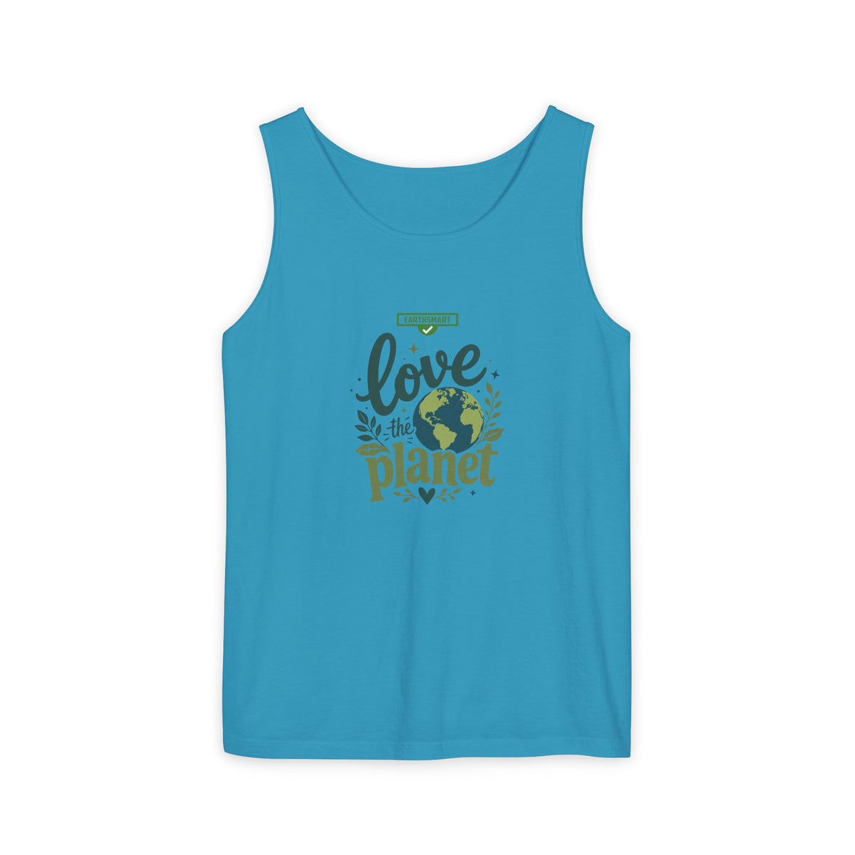 EARTHSMART Classic Tank top — Love the Planet - 100% cotton -  Eco Friendly.