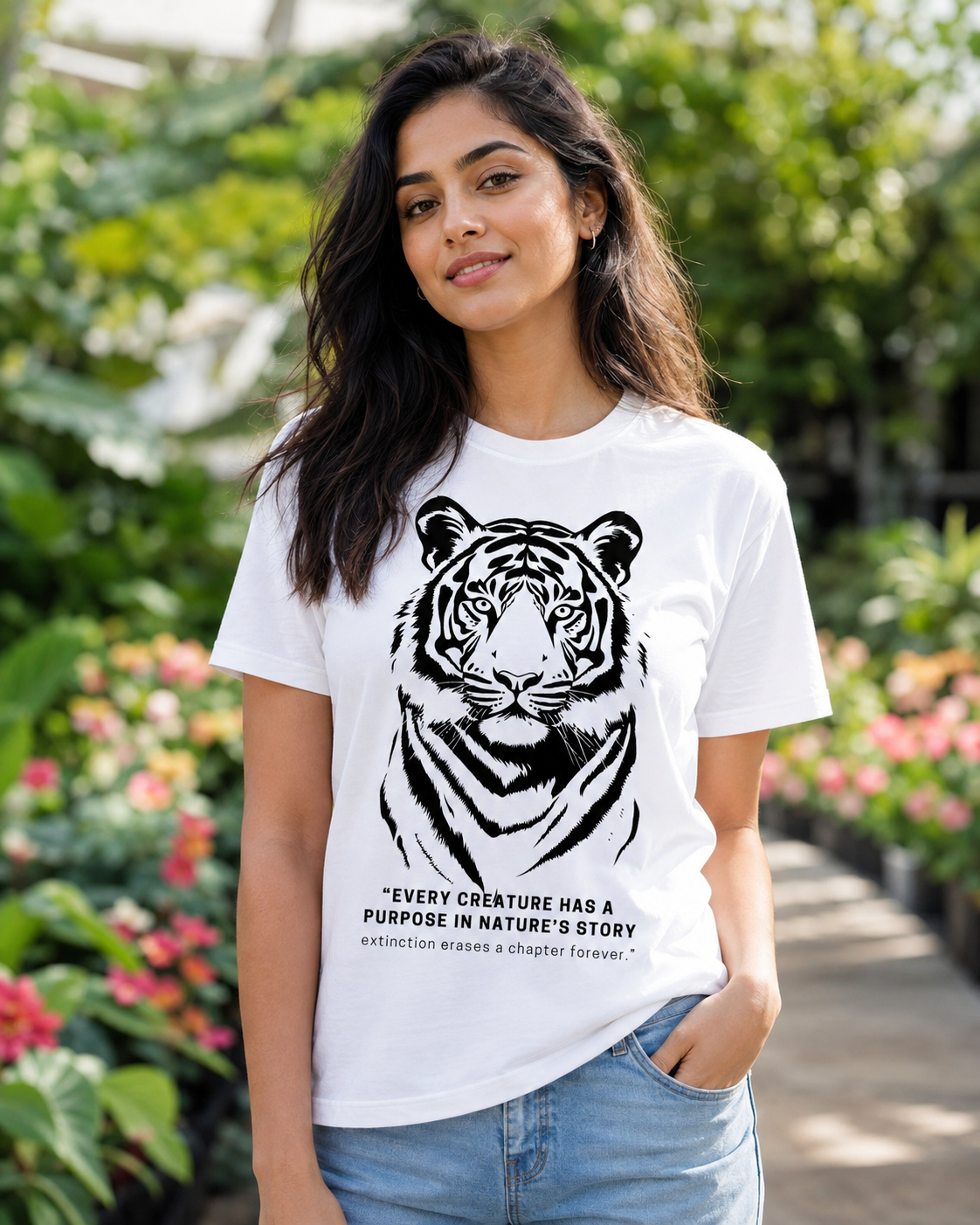Earthsmart 'EARTH MOOD' Tee — EVERY CREATURE HAS A PLACE IN NATURE'S STORY".  (UNISEX).
