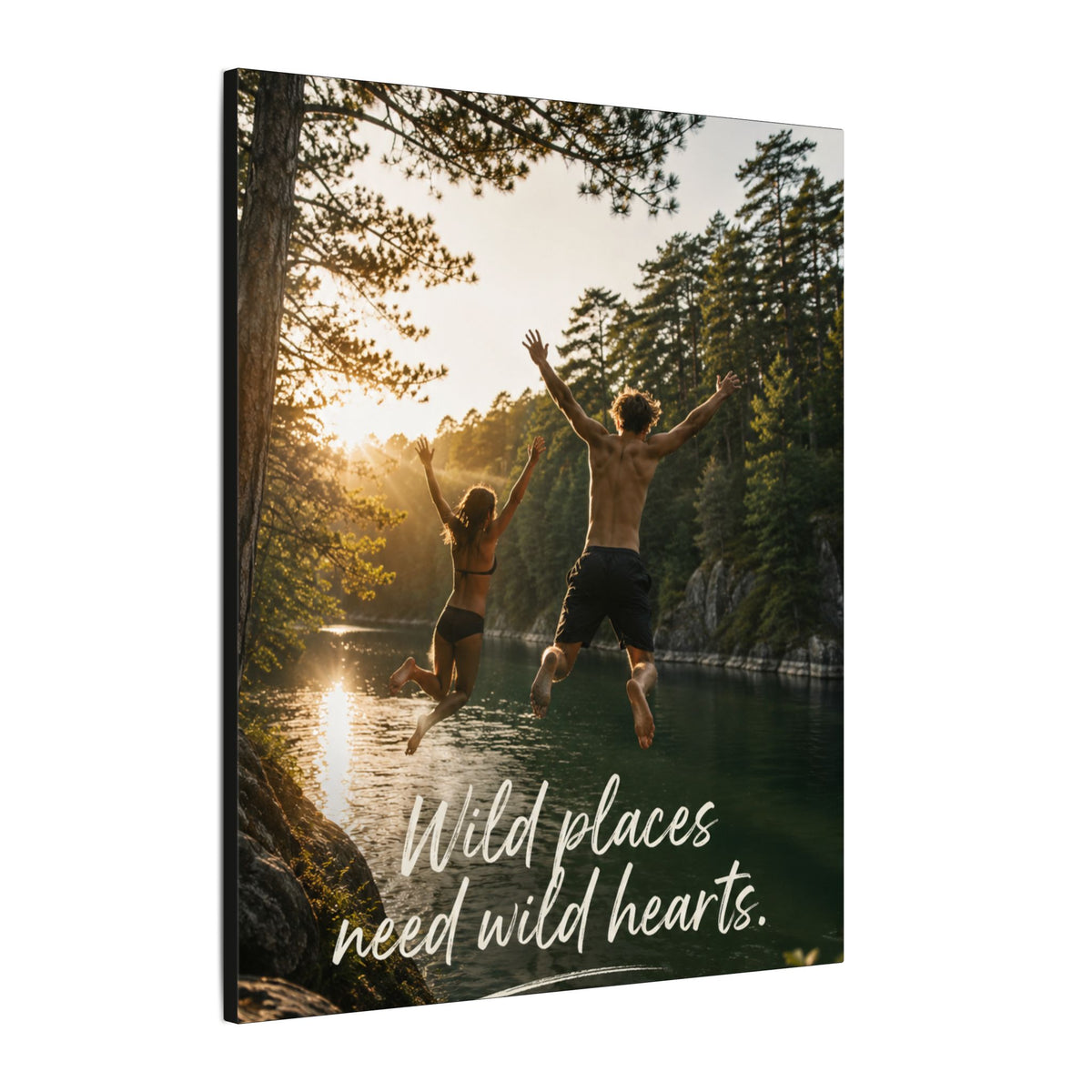 "WILD PLACES NEED WILD HEARTS" — Earthsmart Wall Art.