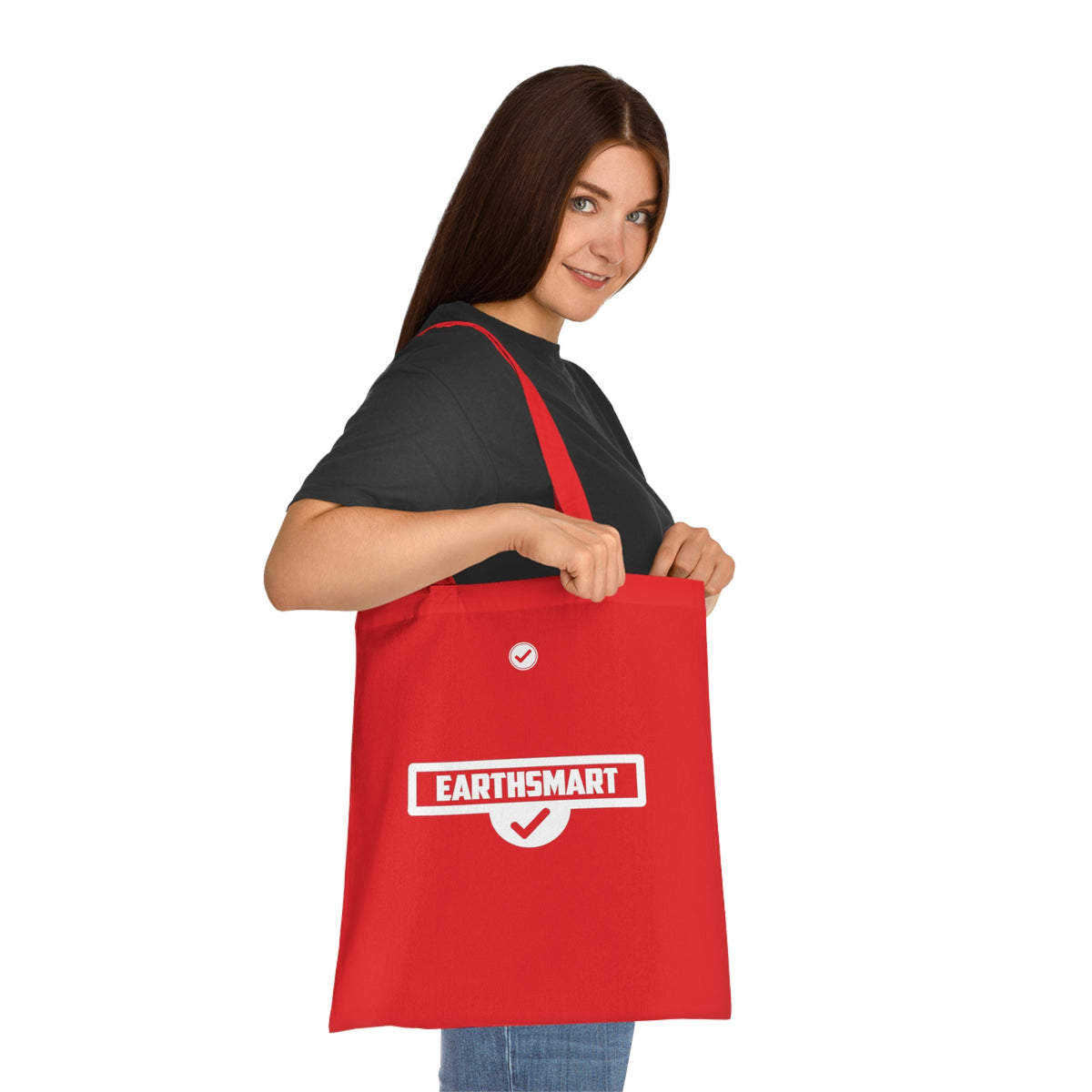 EARTHSMART 'ICONIC' LOGO' TOTE BAG (Limited edition, polar white logo).— (38cm x 42cm).