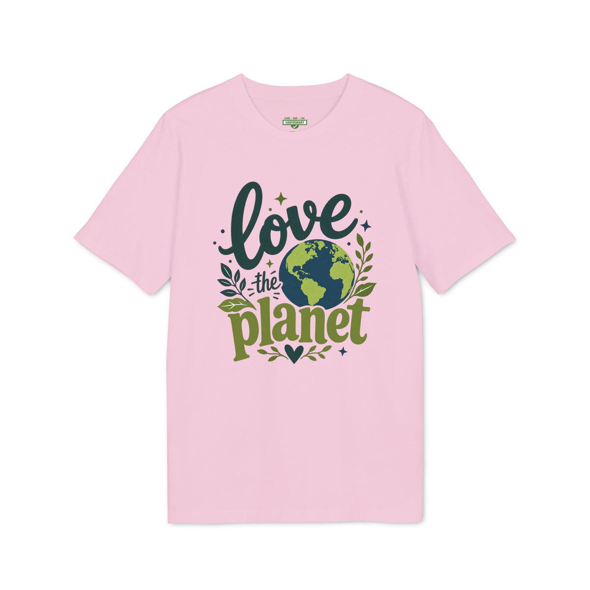 Earthsmart 'EARTH MOOD' Tee — "LOVE THE PLANET". (UNISEX).