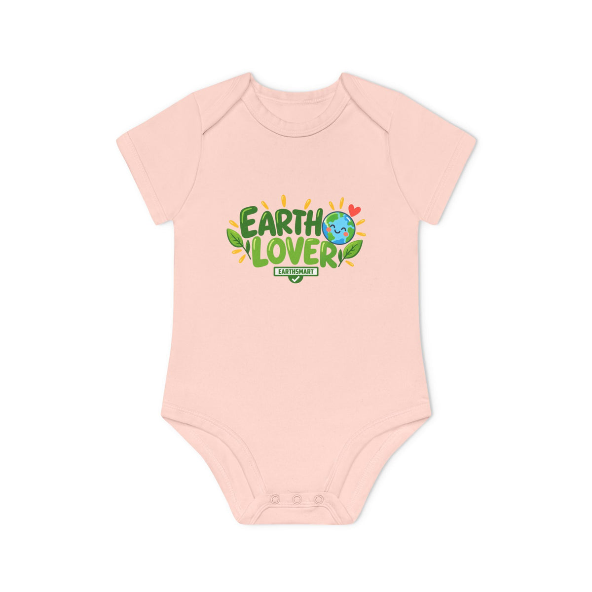 EARTHSMART BABY BODYSUIT — EARTH LOVER -  ECO-FRIENDLY ORGANIC ONESIE (UNISEX) (0 - 18 MONTHS)