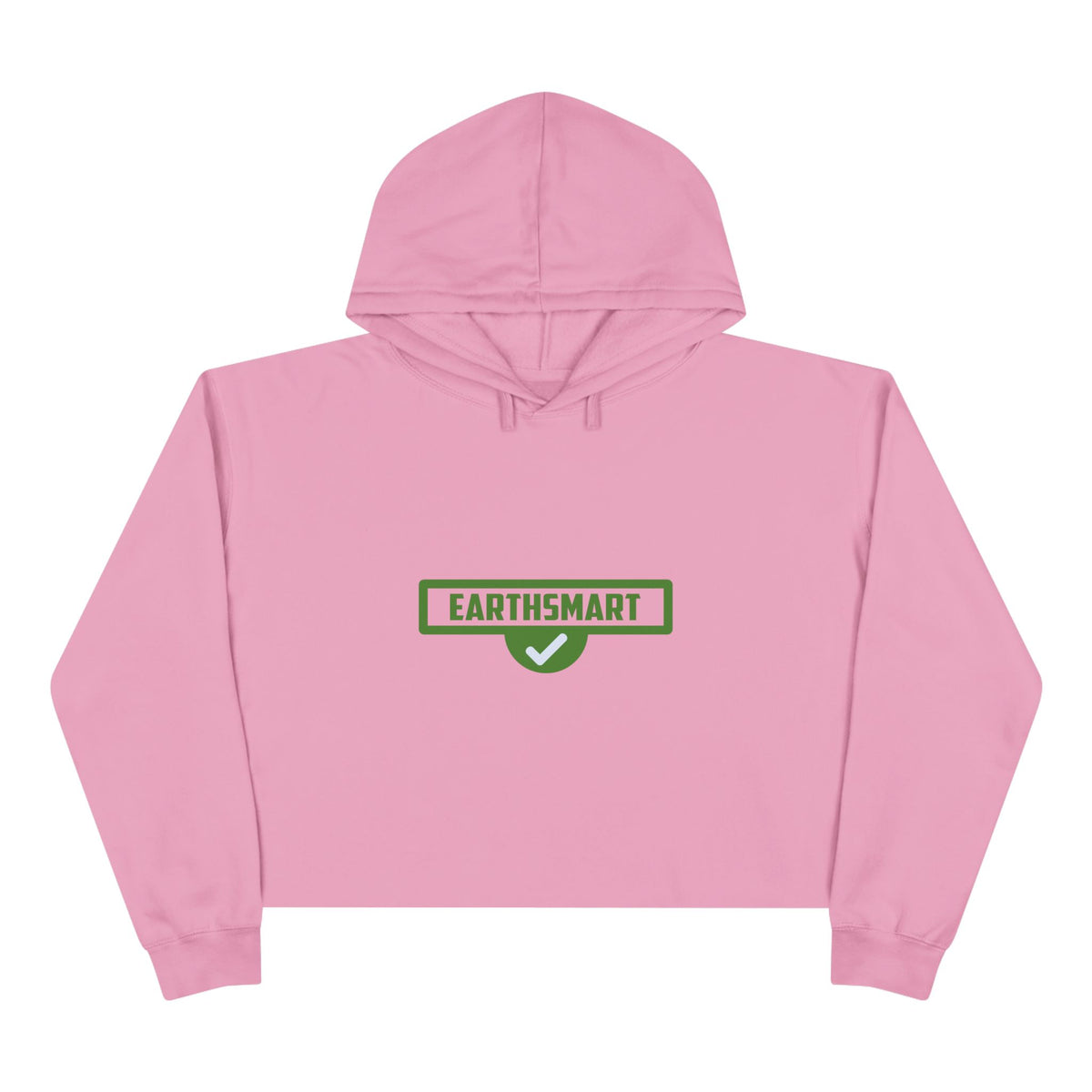 EarthSmart Cropped Hoodie – Eco-Friendly - Iconic logo version.