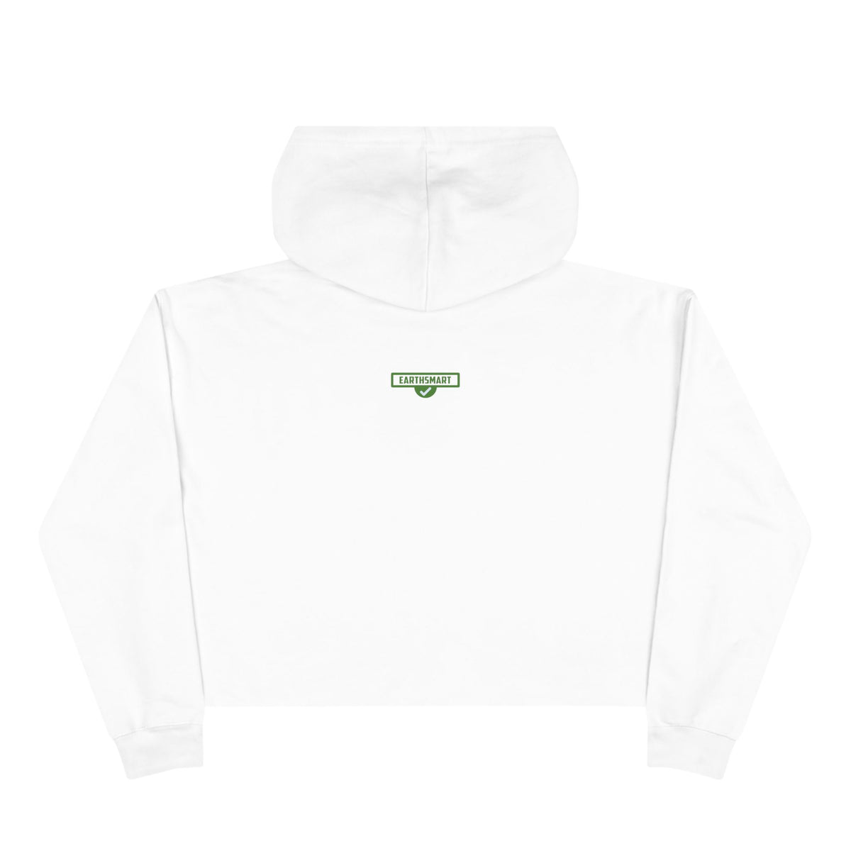 EarthSmart Cropped Hoodie – Eco-Friendly - Iconic logo version.