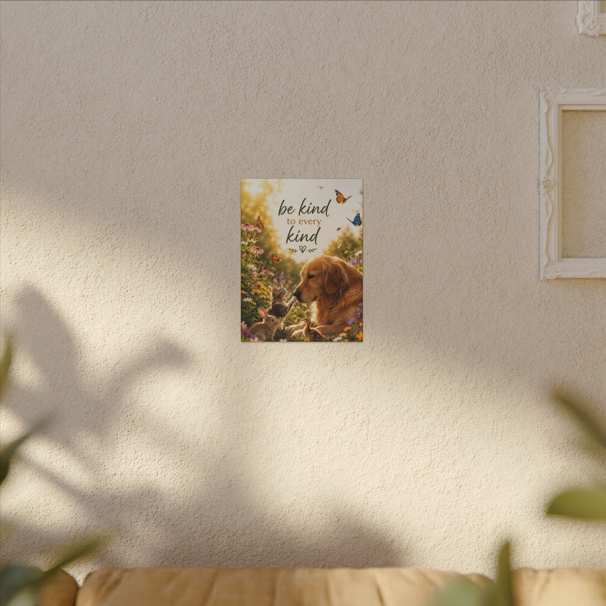 "BE KIND TO EVERY KIND" - Earthsmart Canvas Wall Art