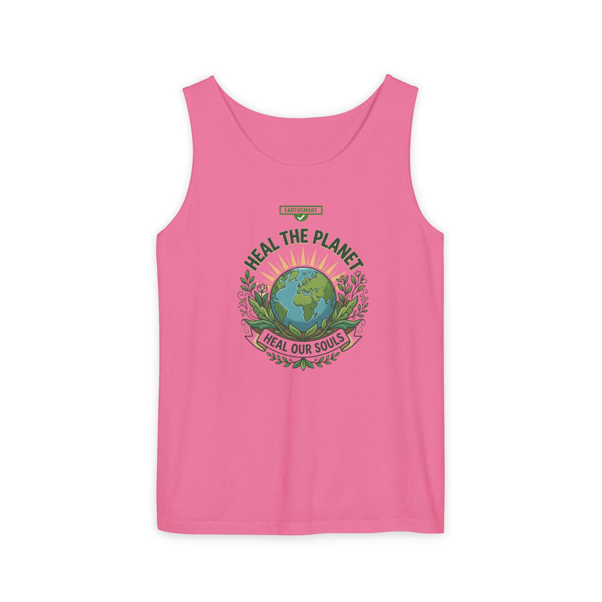 EARTHSMART Classic Tank top — Heal the planet, heal our souls - 100% cotton -  Eco Friendly.