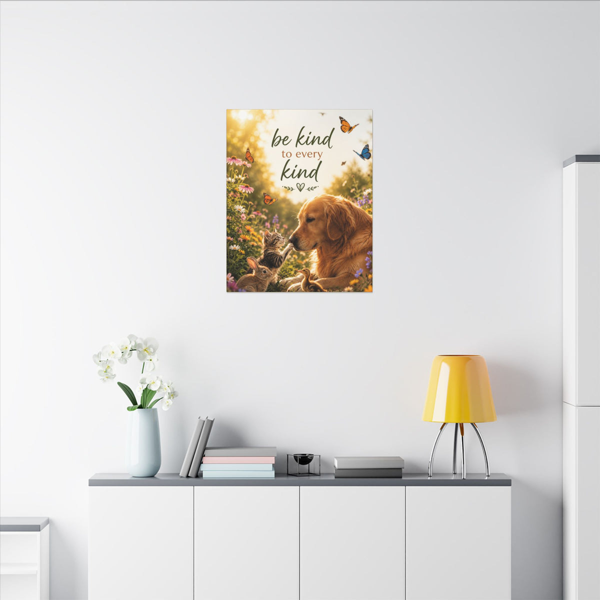 "BE KIND TO EVERY KIND" - Earthsmart Canvas Wall Art