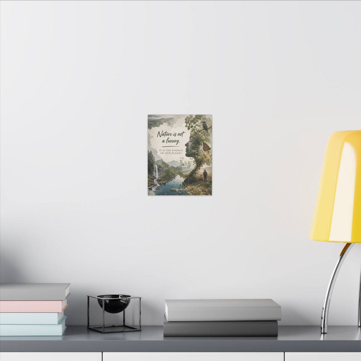 "Nature is not a luxury, it is the essence of our planet". Earthsmart Eco Canvas Wall Art (Matte Stretched Print).