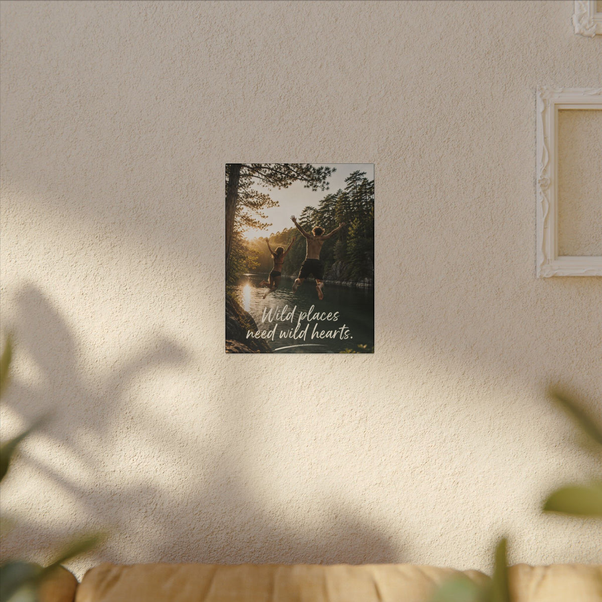 "WILD PLACES NEED WILD HEARTS" — Earthsmart Wall Art.