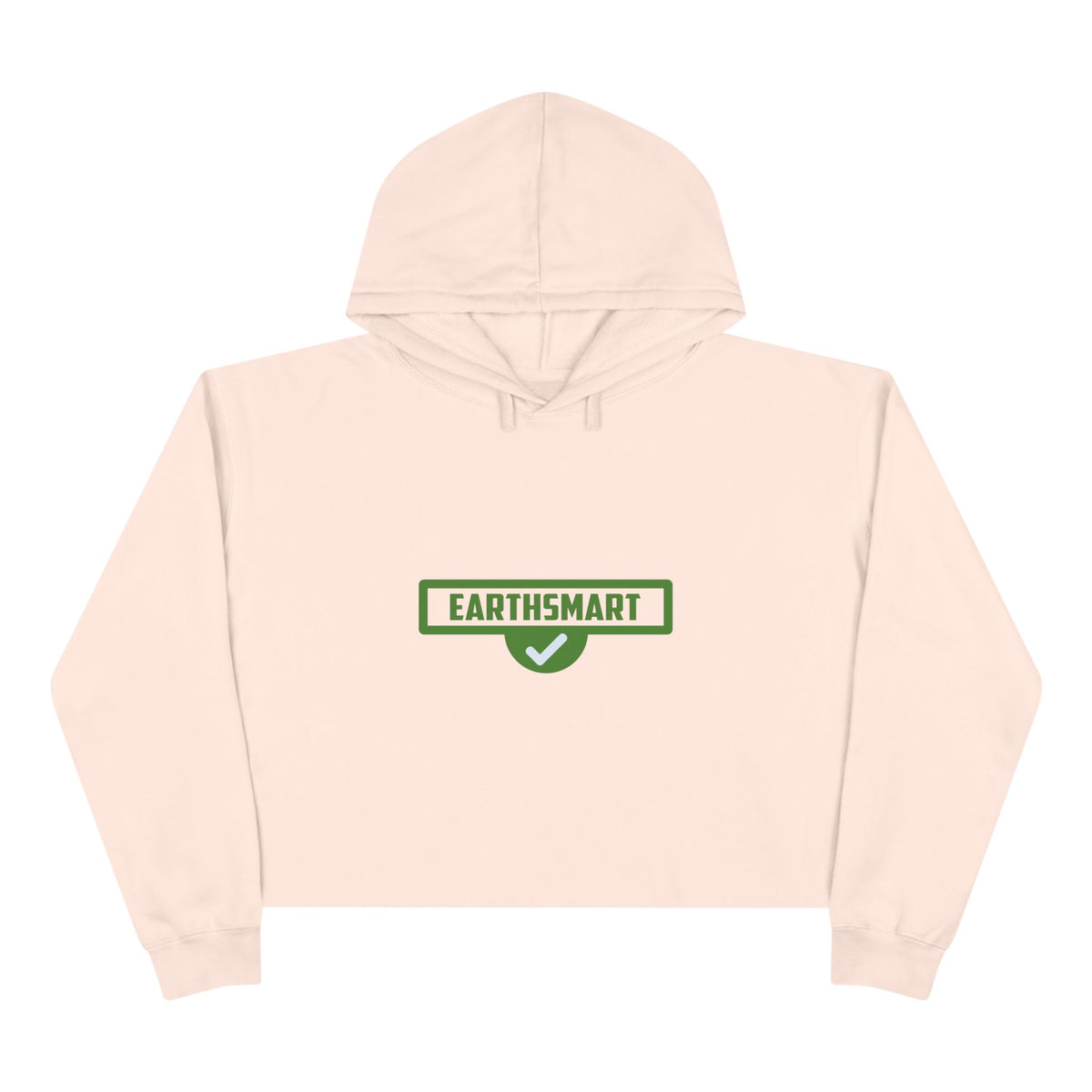 EarthSmart Cropped Hoodie – Eco-Friendly - Iconic logo version.