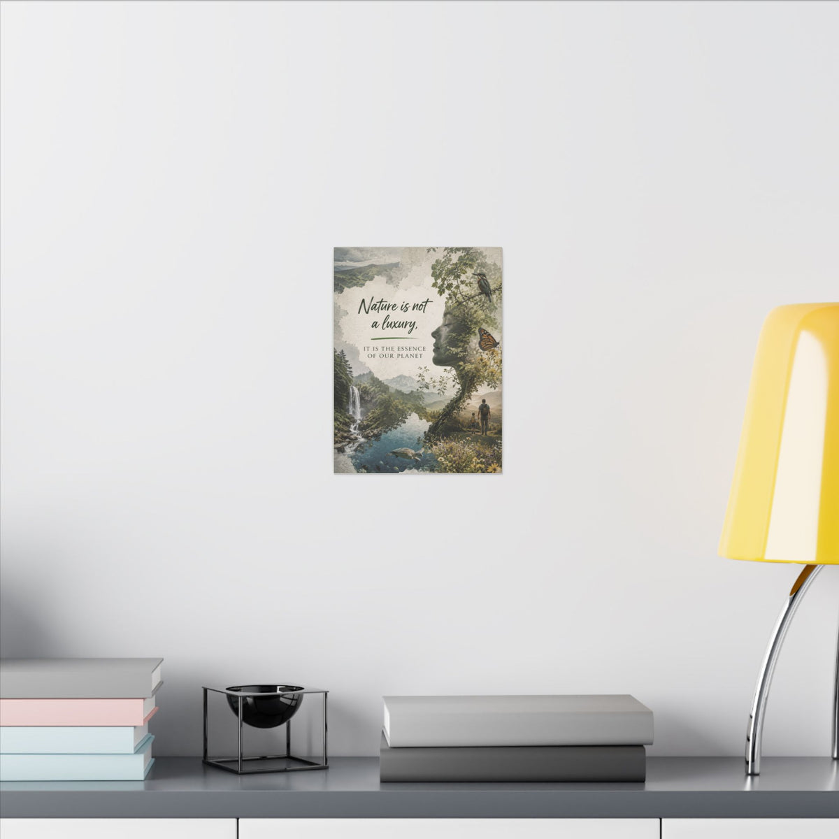 "Nature is not a luxury, it is the essence of our planet". Earthsmart Eco Canvas Wall Art (Matte Stretched Print).