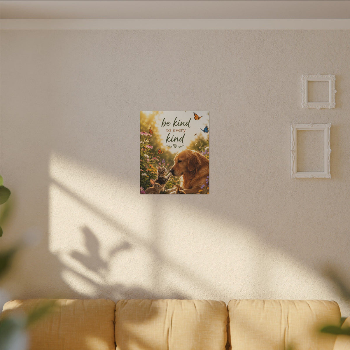 "BE KIND TO EVERY KIND" - Earthsmart Canvas Wall Art