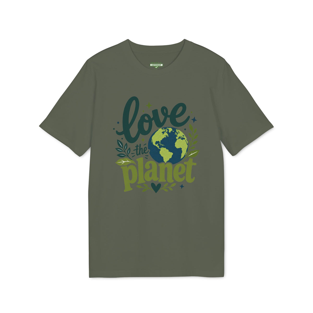 Earthsmart 'EARTH MOOD' Tee — "LOVE THE PLANET". (UNISEX).