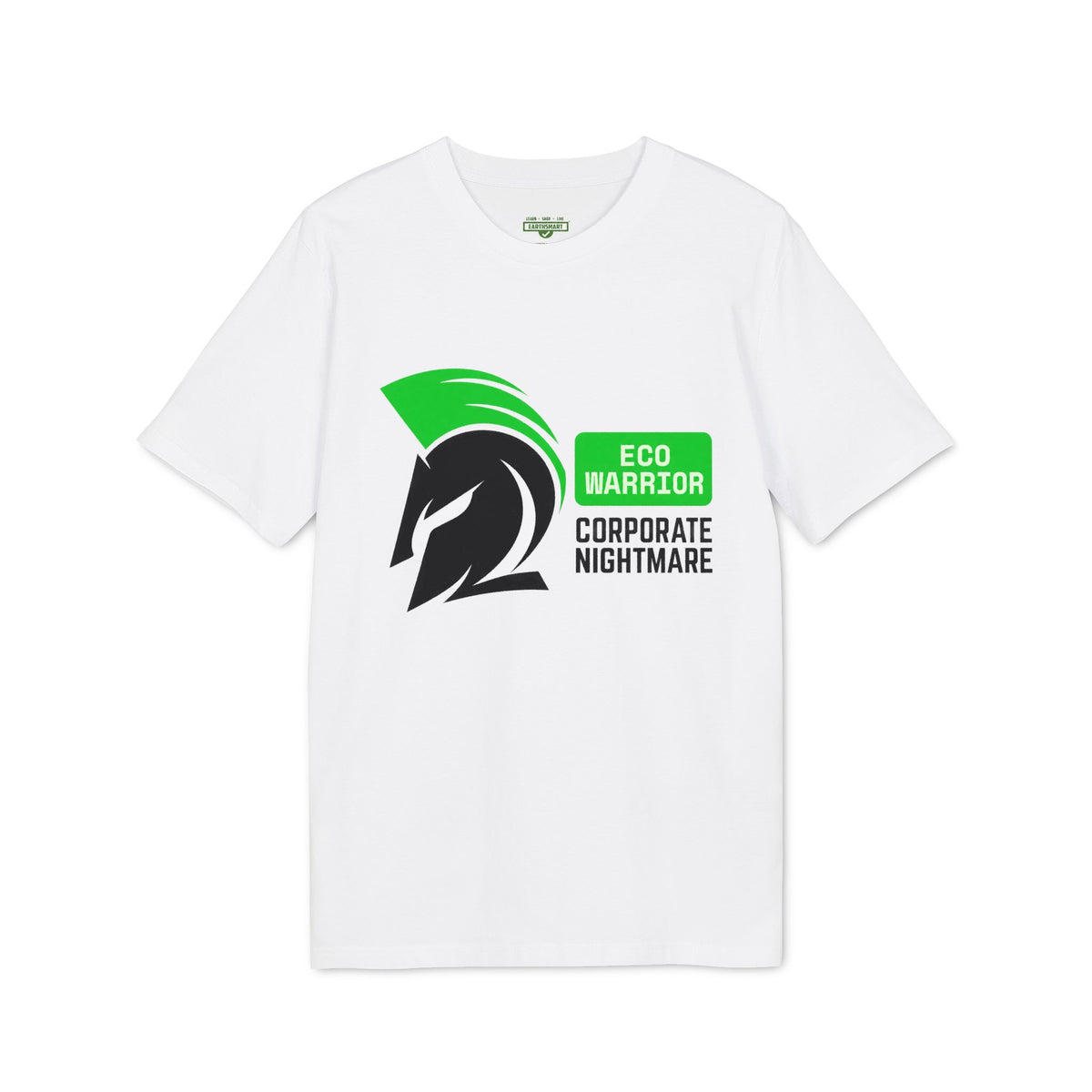 Earthsmart 'EARTH MOOD' Tee — "ECO WARRIOR - CORPORATE NIGHTMARE".  (UNISEX).