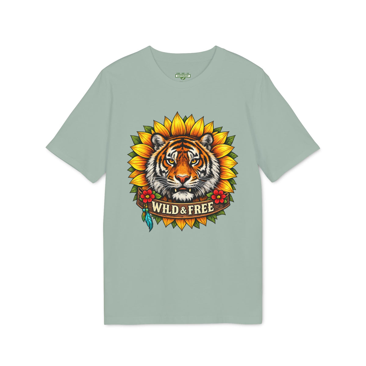 Earthsmart 'EARTH MOOD' Tee — "WILD & FREE. (Unisex).
