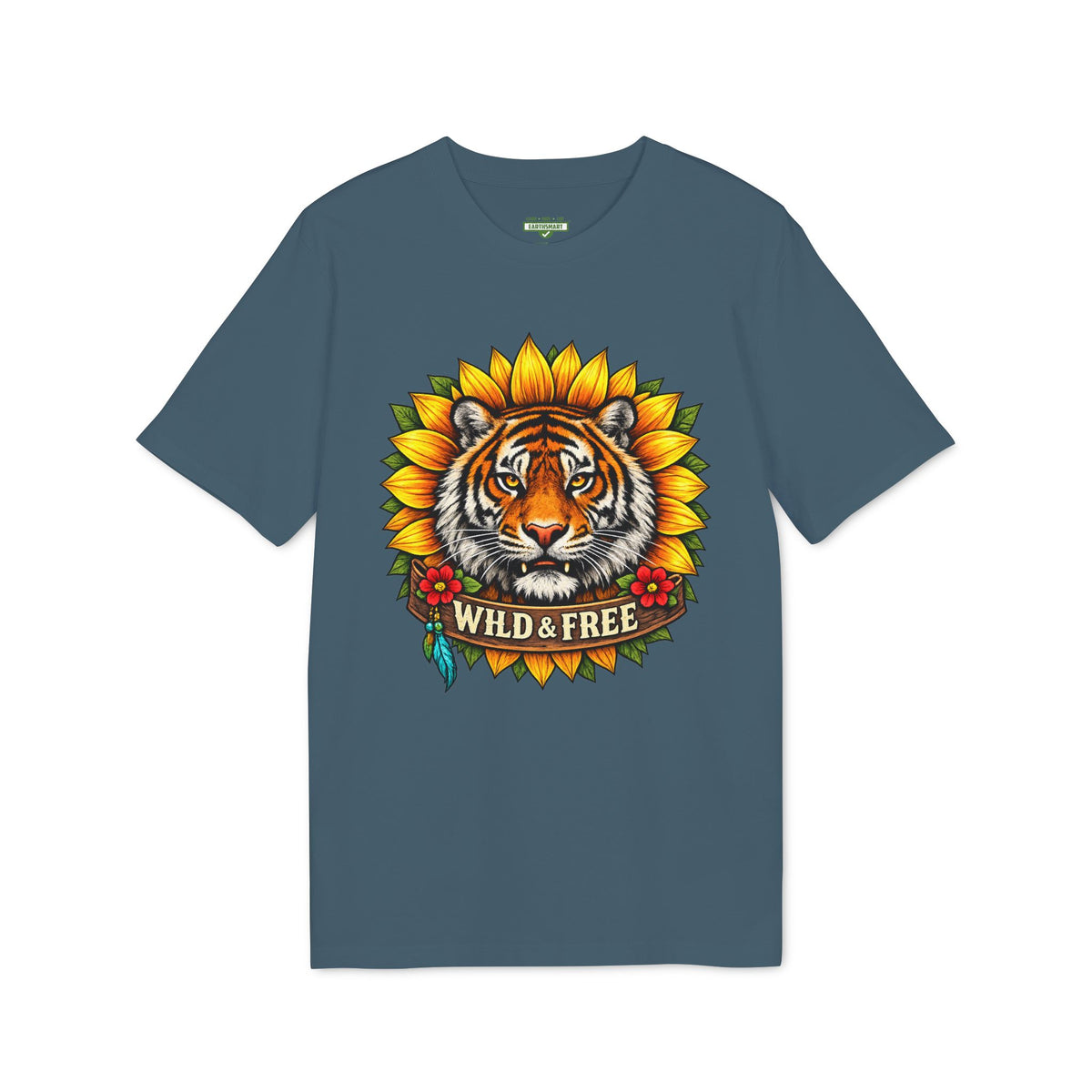 Earthsmart 'EARTH MOOD' Tee — "WILD & FREE. (Unisex).