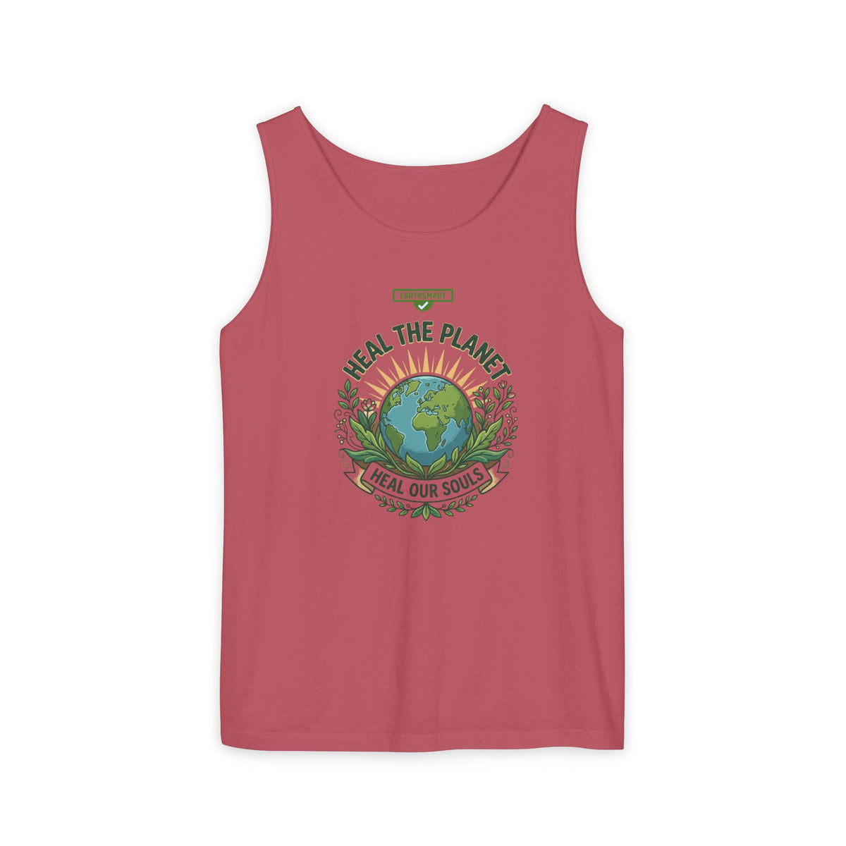 EARTHSMART Classic Tank top — Heal the planet, heal our souls - 100% cotton -  Eco Friendly.