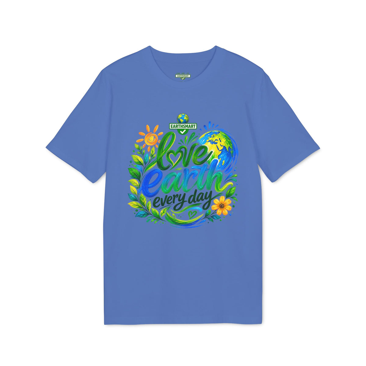 Earthsmart 'EARTH MOOD' Tee — "LOVE EARTH EVERYDAY". (UNISEX).